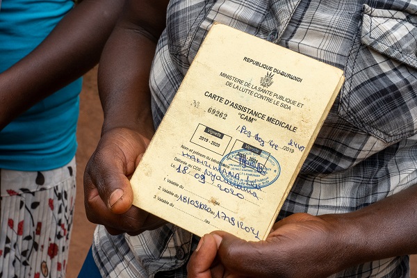 Carte d'assistance médicale burundi, facteur de résilience